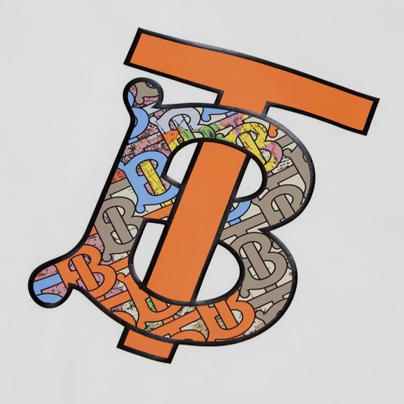 Burberry Kids' TB Monogram Cotton Graphic Tee - Picture 4 of 5